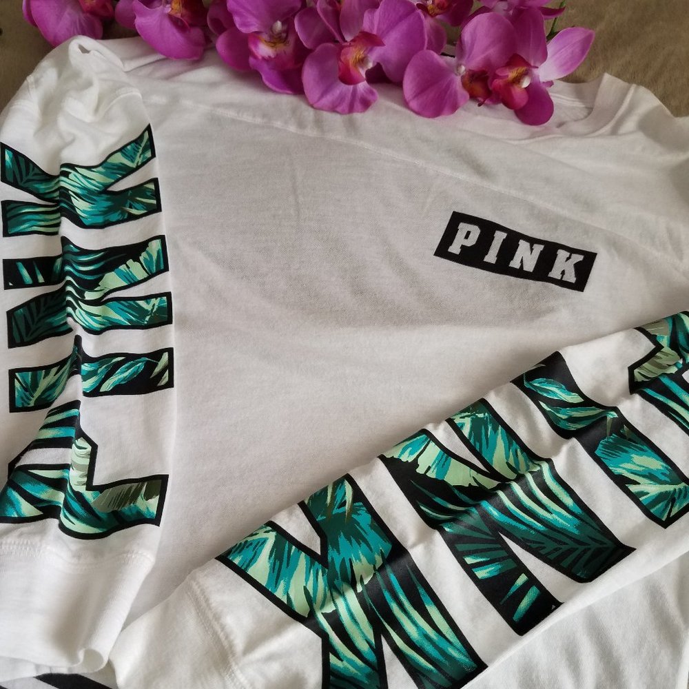 2 Piece-PINK VS Open BACK Tee & Bra NWOT - Picture 12 of 15